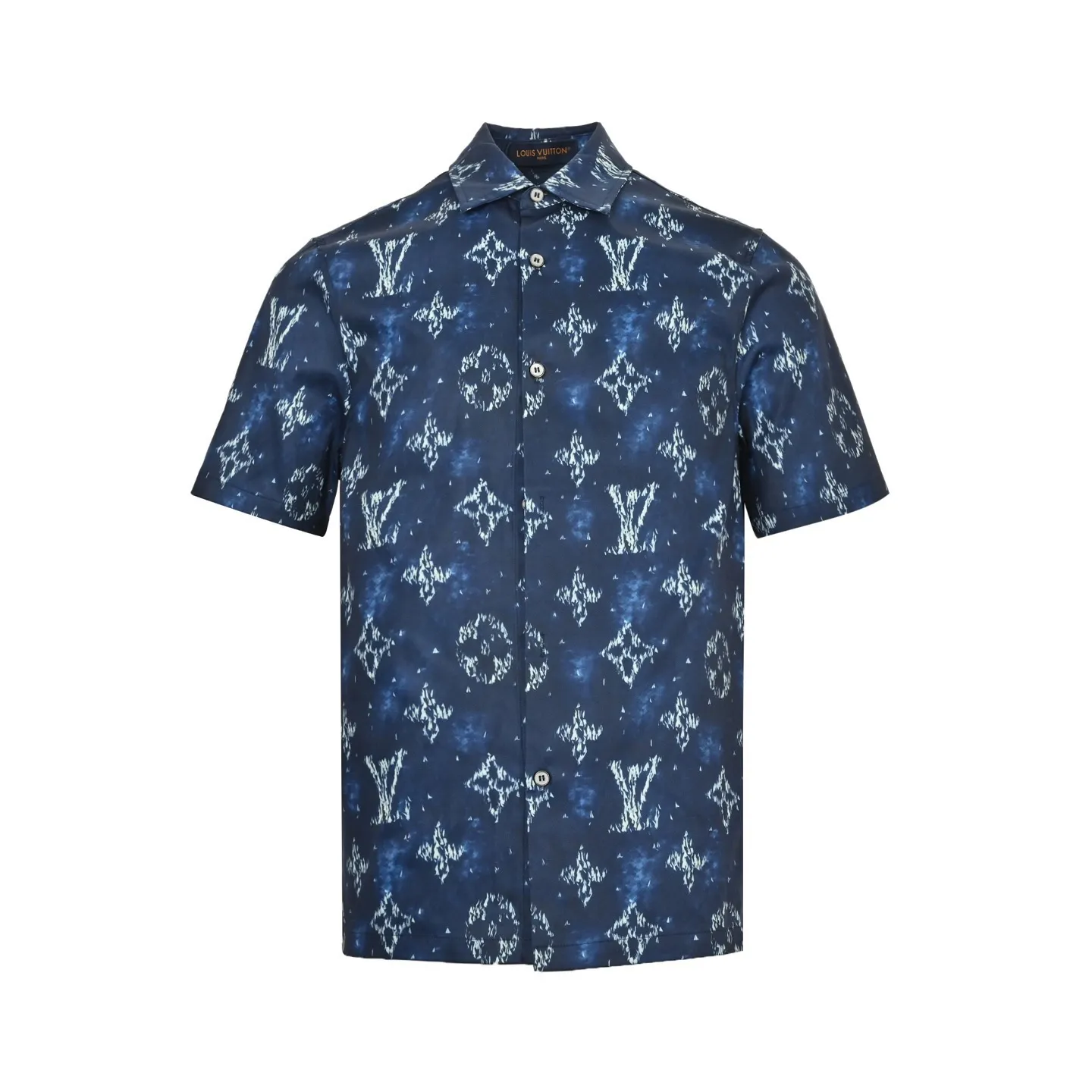 Louis Vuitton/Louis Vuitton 25ss old flower all-over print rendering suit short-sleeved shirt